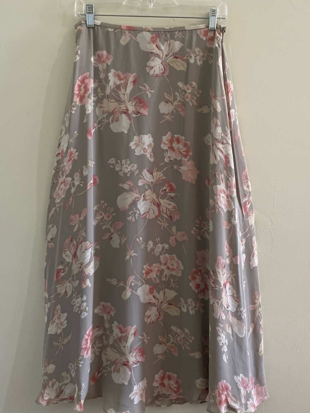 Lauren Ralph Lauren Floral maxi Skirt silk  size 8 cottagecore
